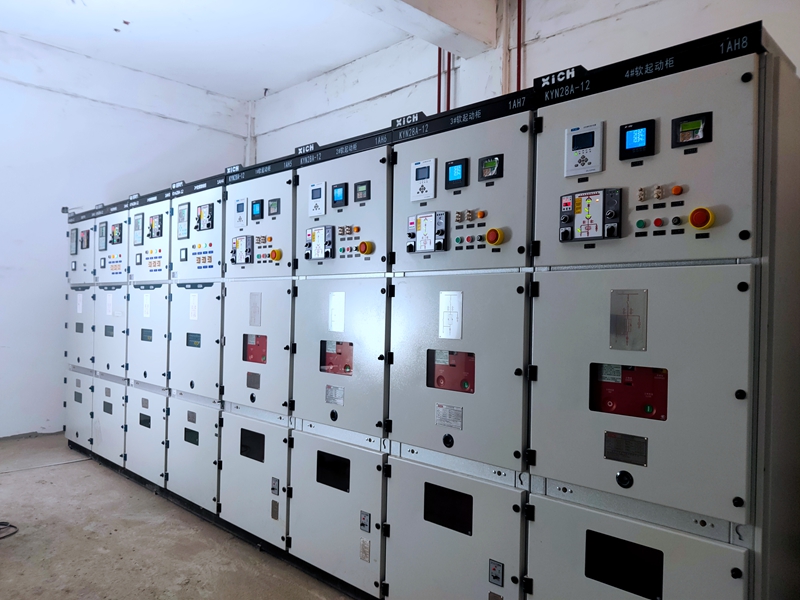 某排水泵站—高壓軟起動(dòng)裝置、高壓SVG(圖1)